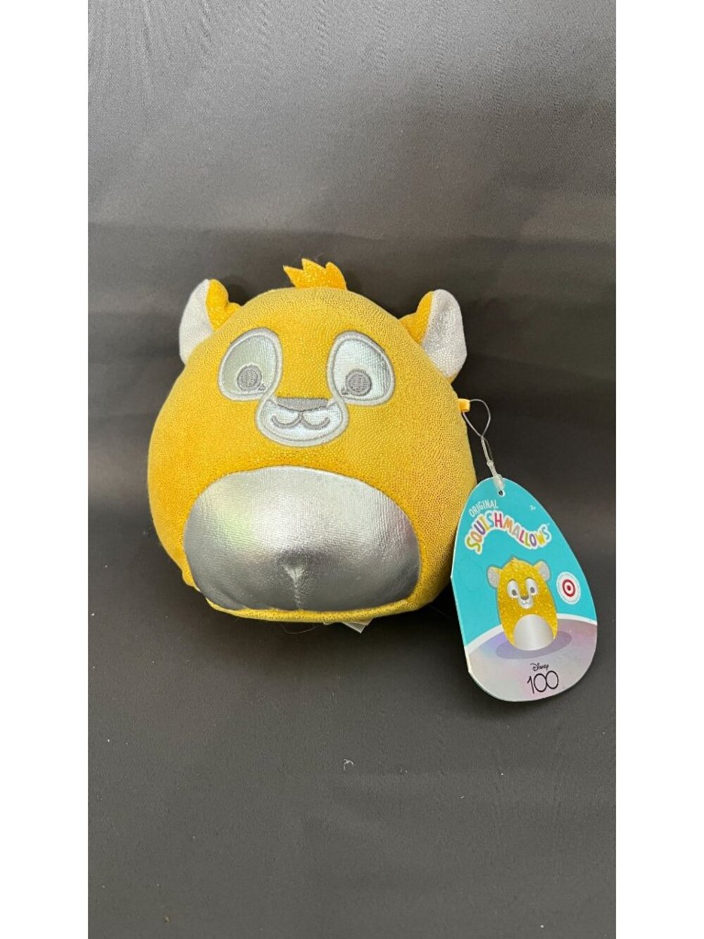 Disney 100 Squishmallows Simba Plush Gold & Silver Exclusive Target Edition